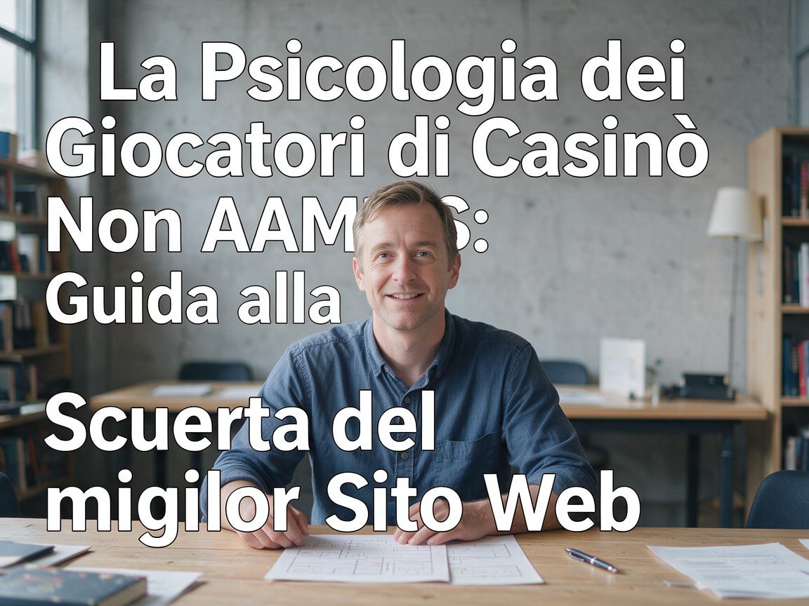 La Psicologia dei Giocatori di Casinò Non AAMS: Guida alla Scelta del Miglior Sito Web