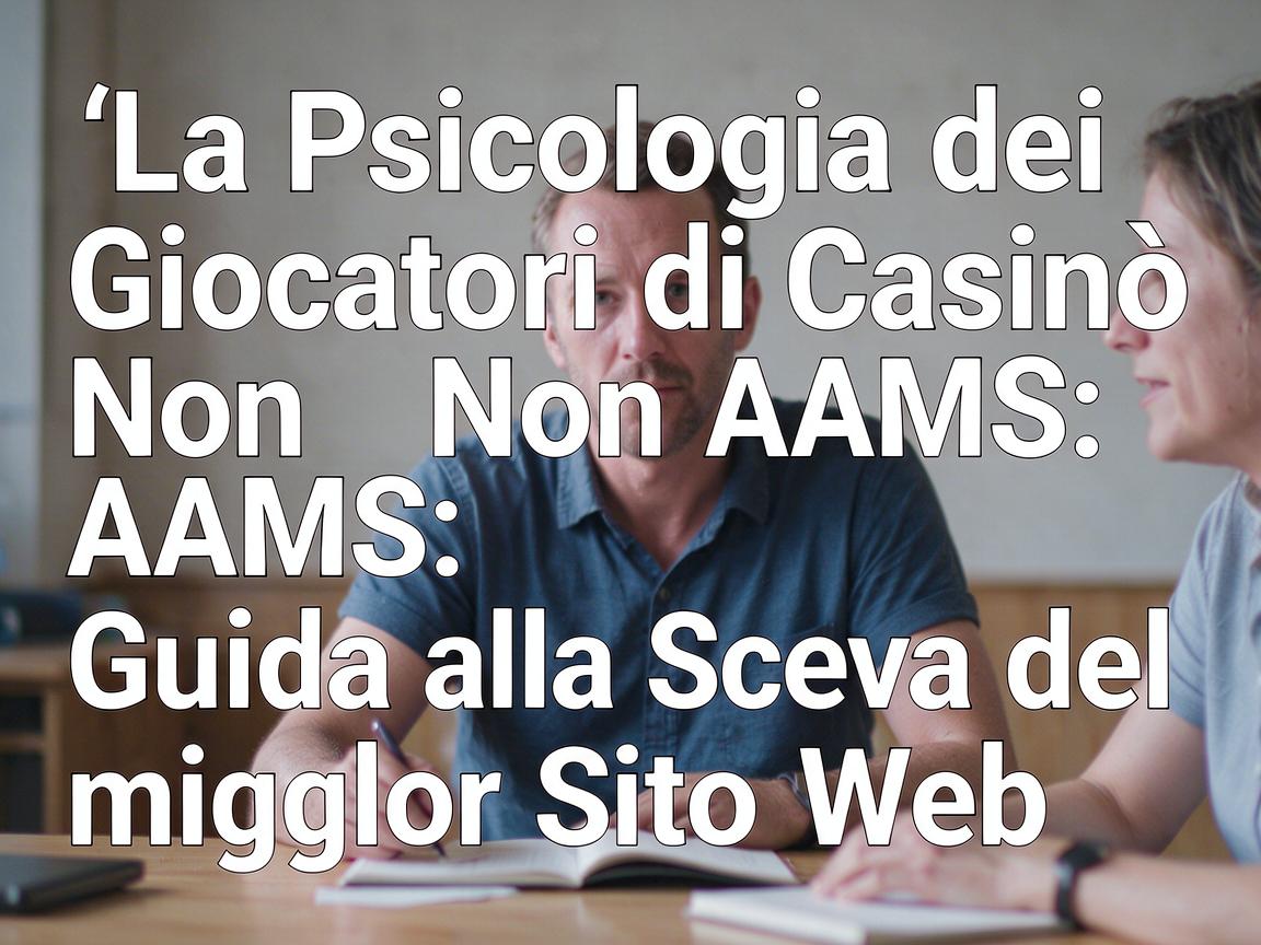 La Psicologia dei Giocatori di Casinò Non AAMS: Guida alla Scelta del Miglior Sito Web