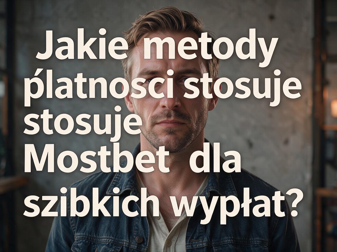 Jakie metody płatności stosuje Mostbet dla szybkich wypłat?