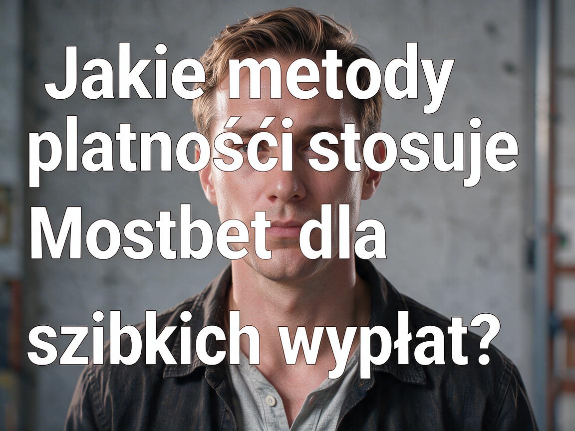 Jakie metody płatności stosuje Mostbet dla szybkich wypłat?