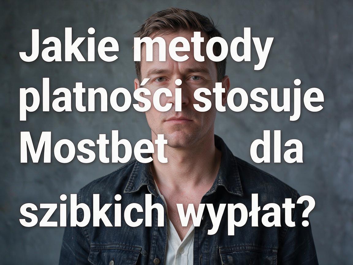 Jakie metody płatności stosuje Mostbet dla szybkich wypłat?