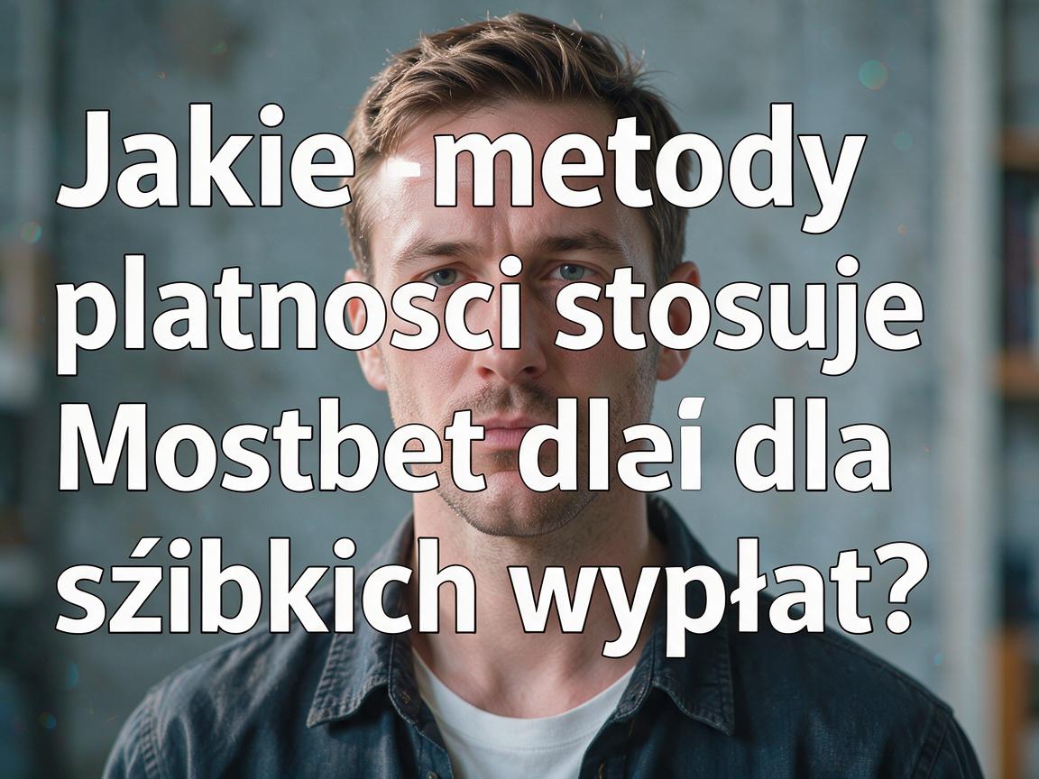 Jakie metody płatności stosuje Mostbet dla szybkich wypłat?