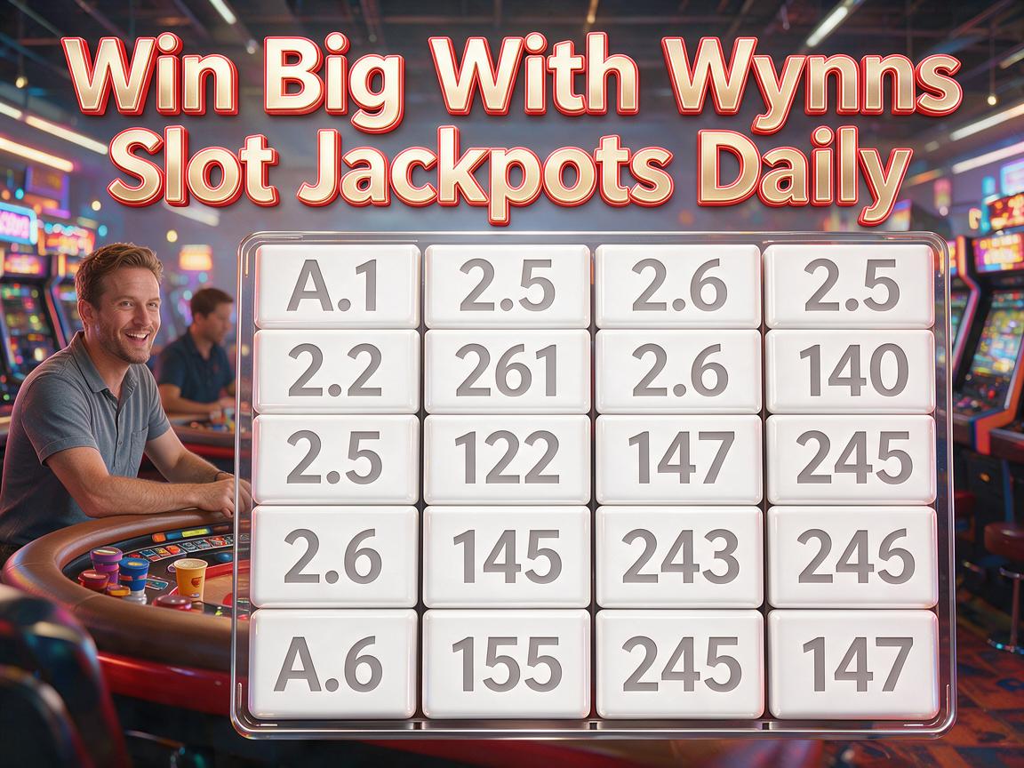 Win Big With Wyns Casino Slot Jackpots Daily