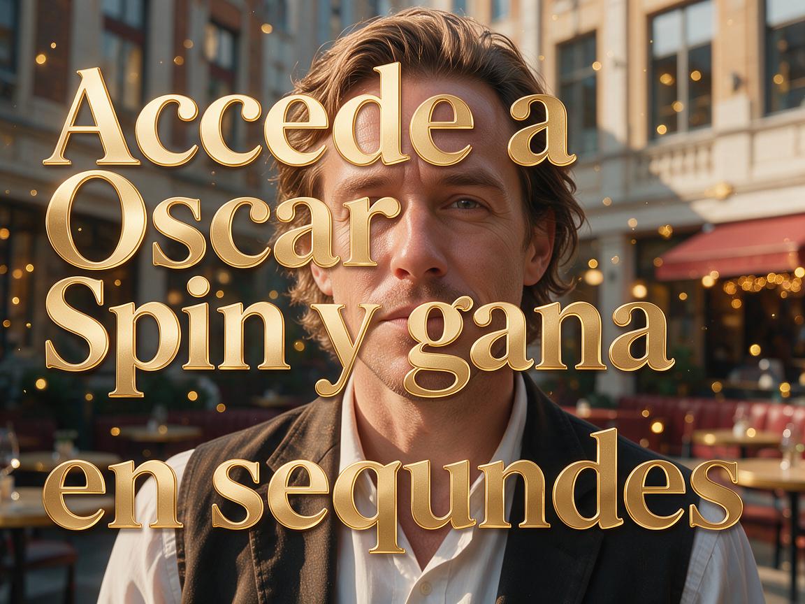 Accede a Oscar Spin y gana en segundos
