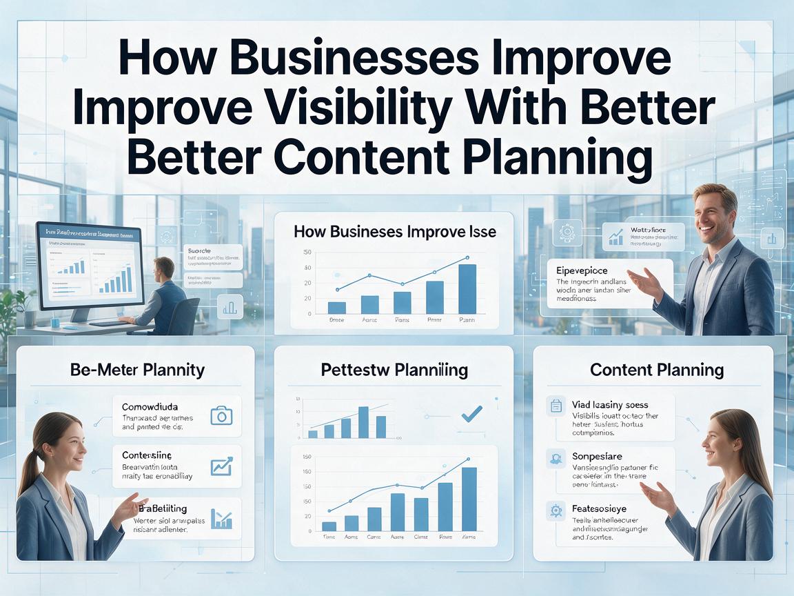 How Businesses Improve Visibility With Better Content Planning