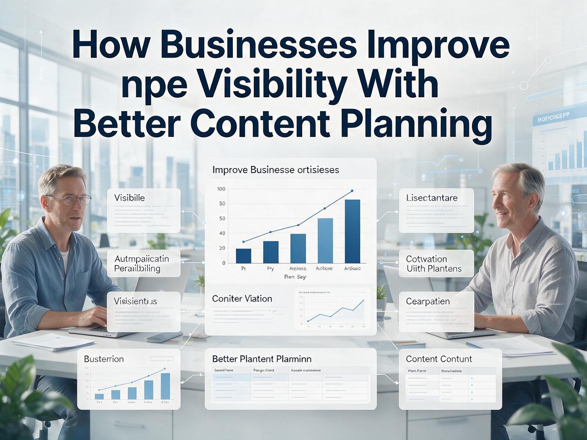 How Businesses Improve Visibility With Better Content Planning