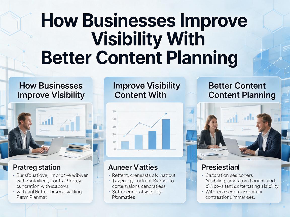 How Businesses Improve Visibility With Better Content Planning