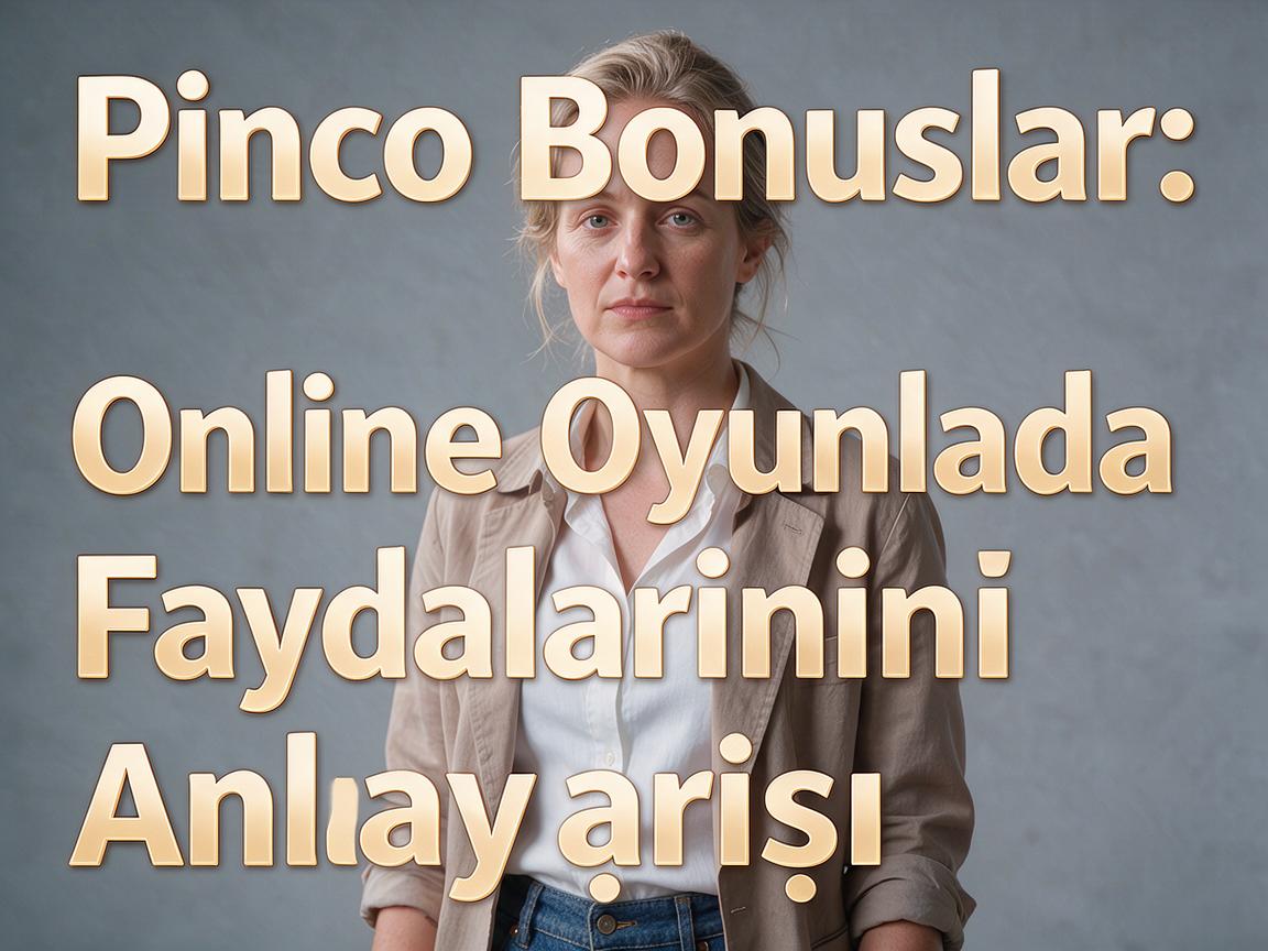 Pinco Bonuslar: Online Oyunlarda Faydalarının Anlayışı