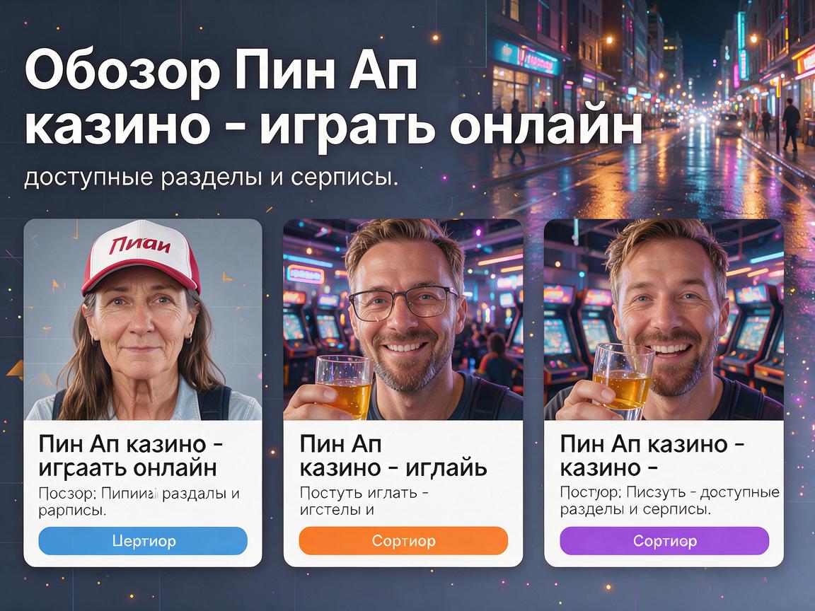Обзор: Пин Ап казино - играть онлайн, доступные разделы и сервисы