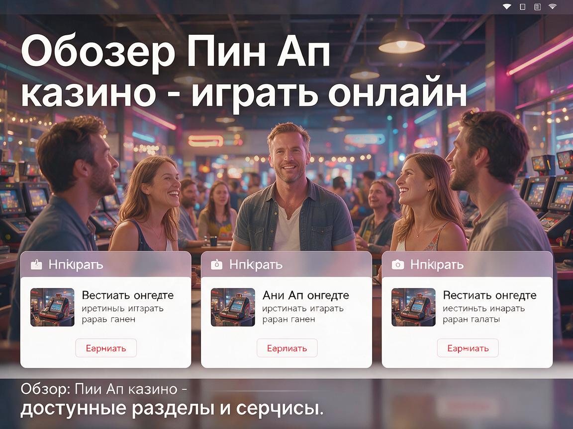 Обзор: Пин Ап казино - играть онлайн, доступные разделы и сервисы