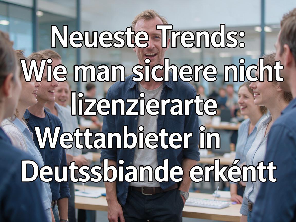 Neueste Trends: Wie man sichere nicht lizenzierte Wettanbieter in Deutschland erkennt