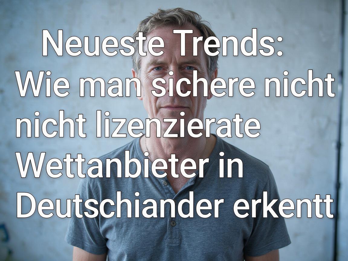 Neueste Trends: Wie man sichere nicht lizenzierte Wettanbieter in Deutschland erkennt