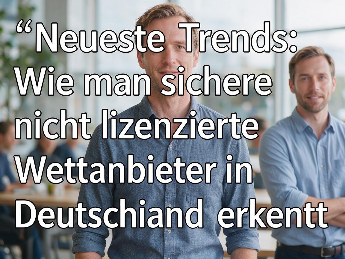 Neueste Trends: Wie man sichere nicht lizenzierte Wettanbieter in Deutschland erkennt