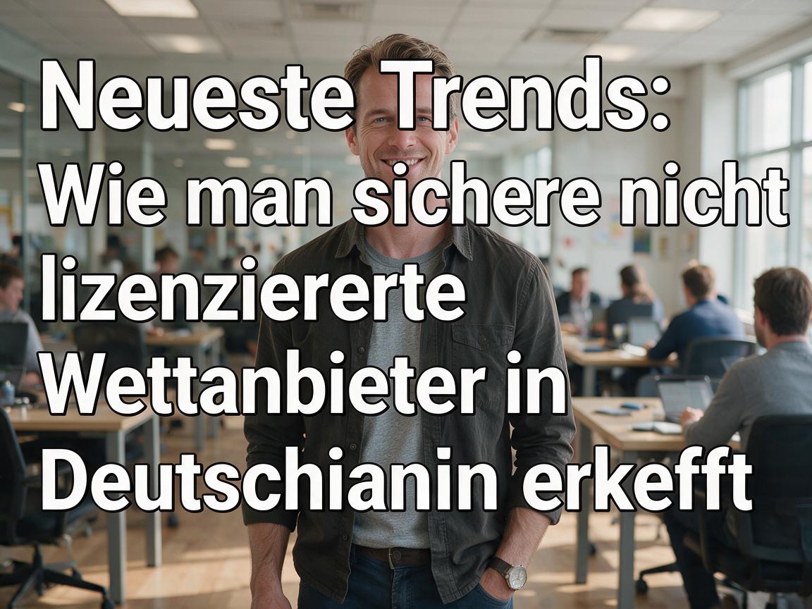Neueste Trends: Wie man sichere nicht lizenzierte Wettanbieter in Deutschland erkennt