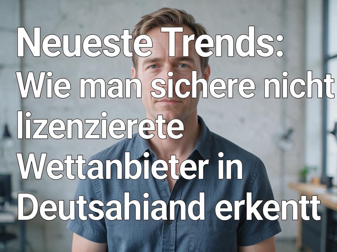 Neueste Trends: Wie man sichere nicht lizenzierte Wettanbieter in Deutschland erkennt