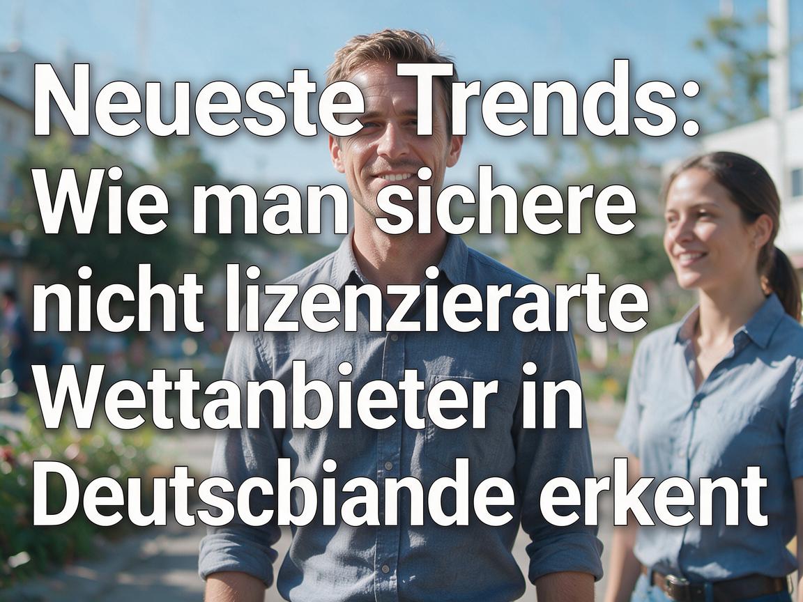 Neueste Trends: Wie man sichere nicht lizenzierte Wettanbieter in Deutschland erkennt