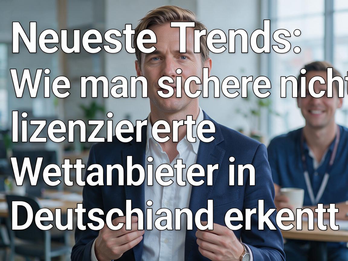 Neueste Trends: Wie man sichere nicht lizenzierte Wettanbieter in Deutschland erkennt