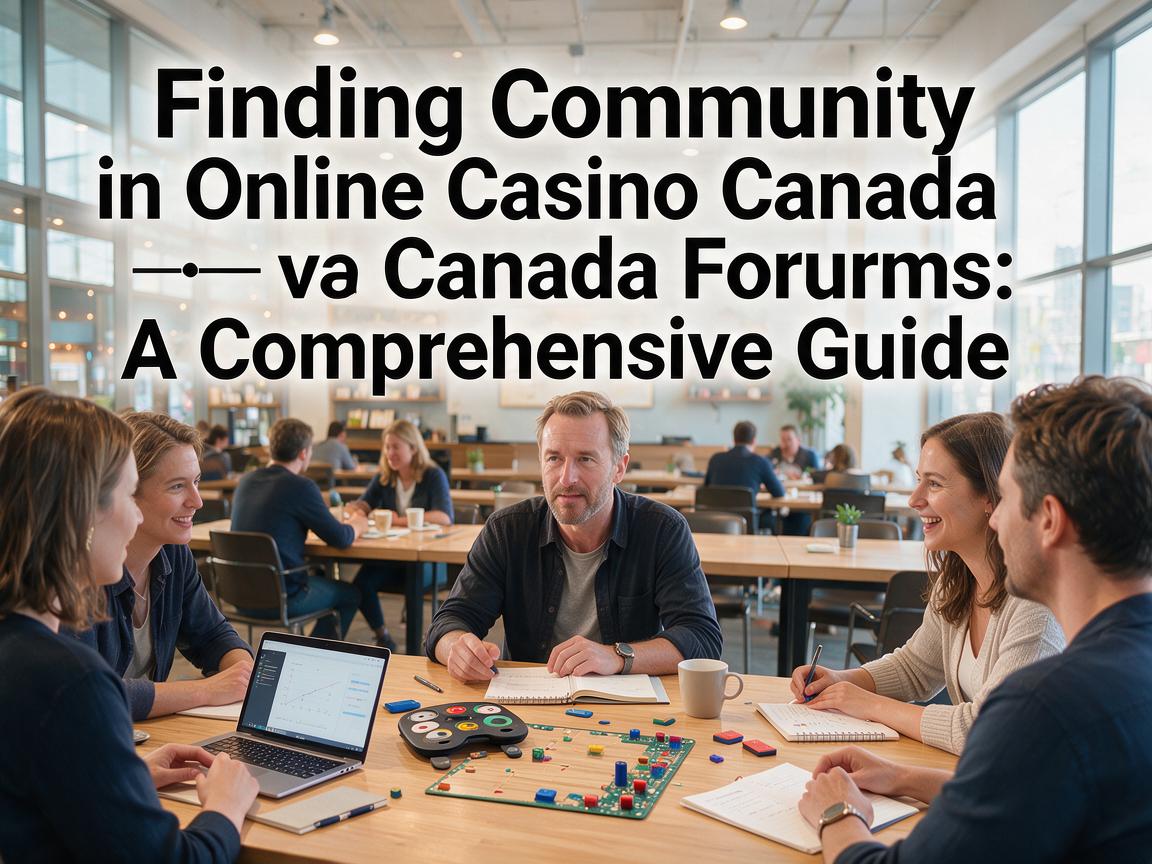 Finding Community in Online Casino Canada Forums: A Comprehensive Guide