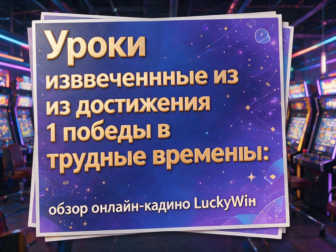 Уроки, извлеченные из достижения 1 победы в трудные времена: обзор онлайн-казино LuckyWin