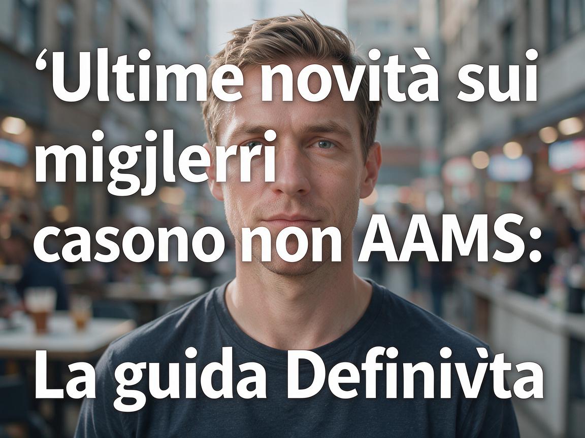 Ultime novità sui migliori casino non AAMS: La guida definitiva