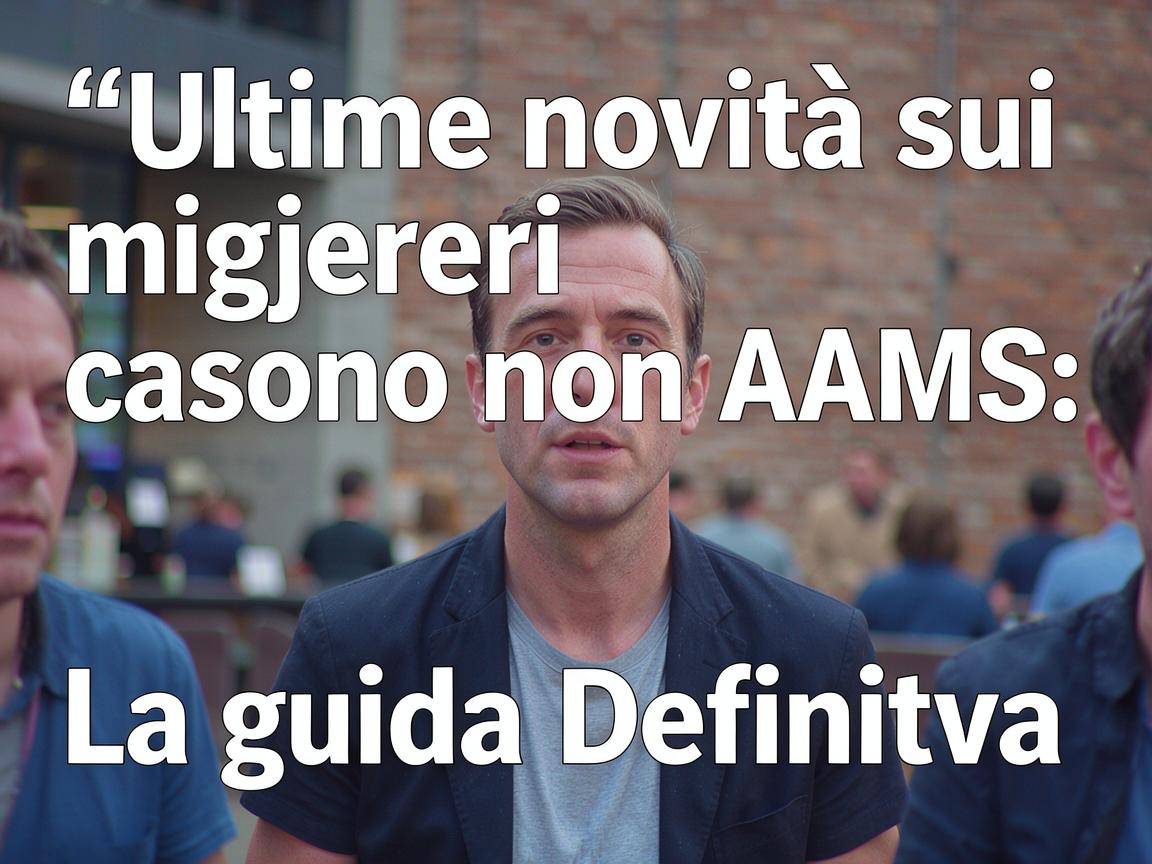 Ultime novità sui migliori casino non AAMS: La guida definitiva
