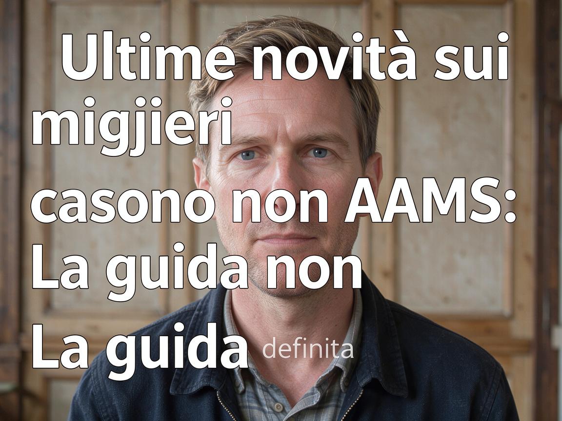 Ultime novità sui migliori casino non AAMS: La guida definitiva