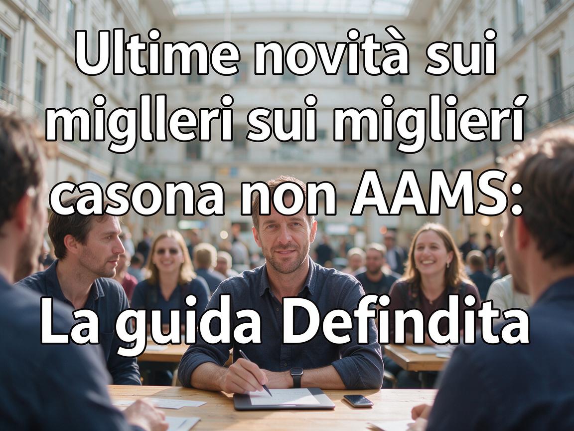 Ultime novità sui migliori casino non AAMS: La guida definitiva