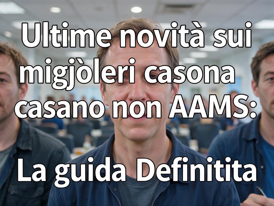 Ultime novità sui migliori casino non AAMS: La guida definitiva
