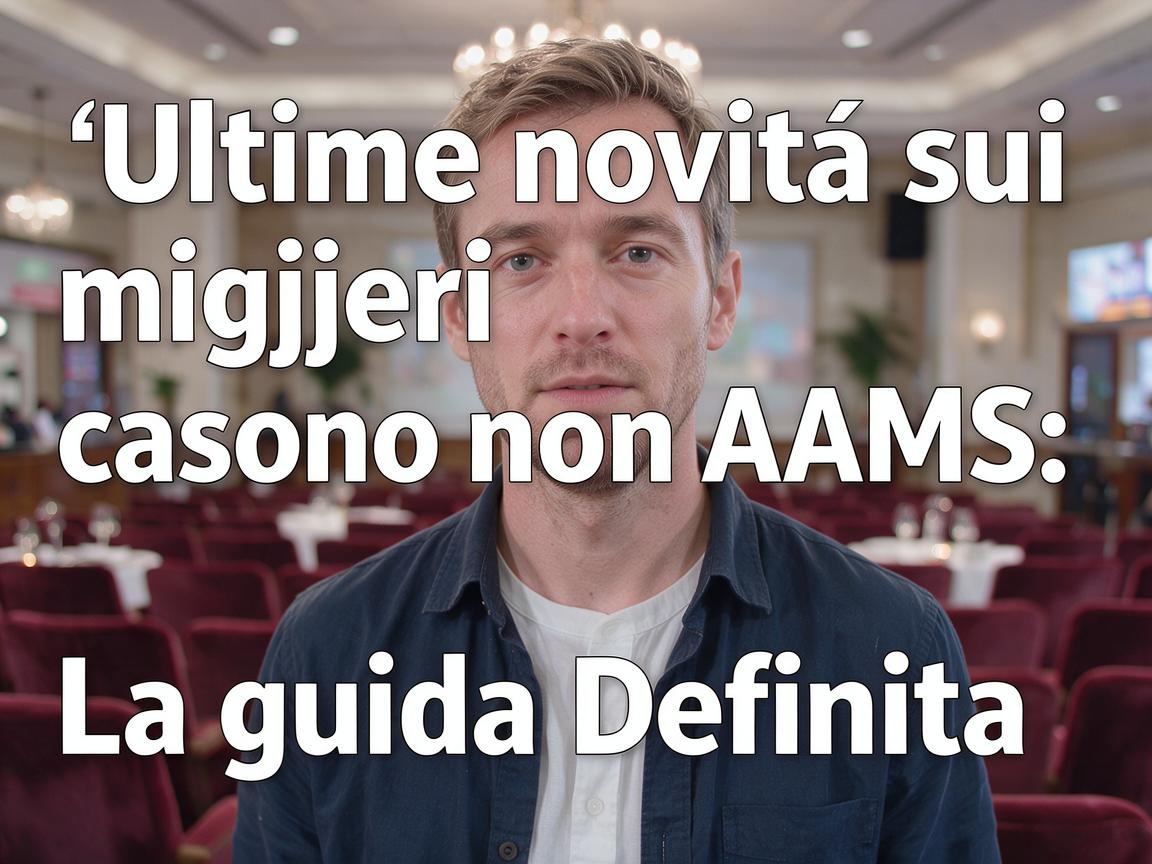 Ultime novità sui migliori casino non AAMS: La guida definitiva