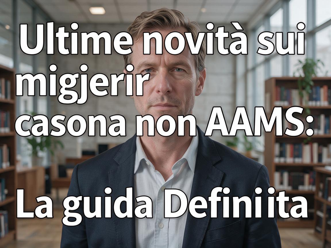 Ultime novità sui migliori casino non AAMS: La guida definitiva