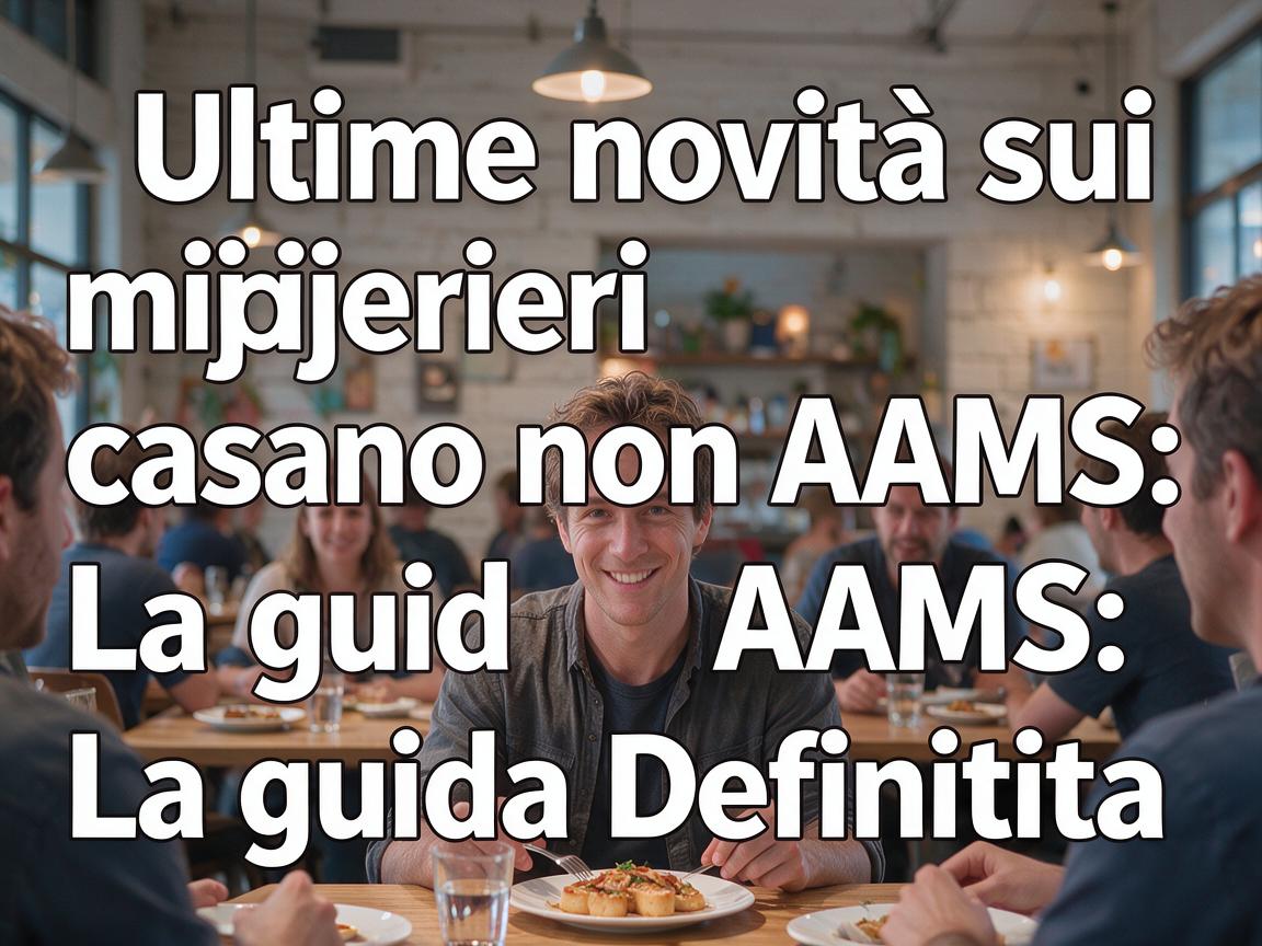 Ultime novità sui migliori casino non AAMS: La guida definitiva