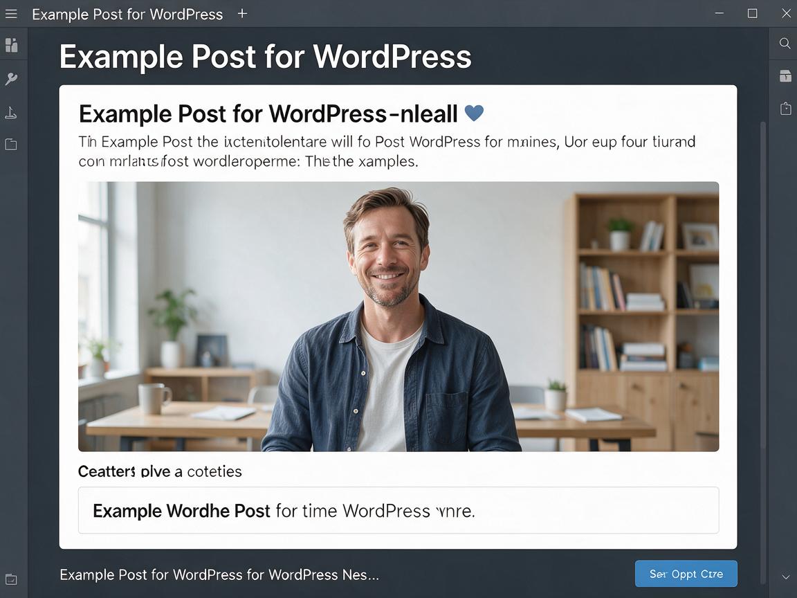 Example Post for WordPress