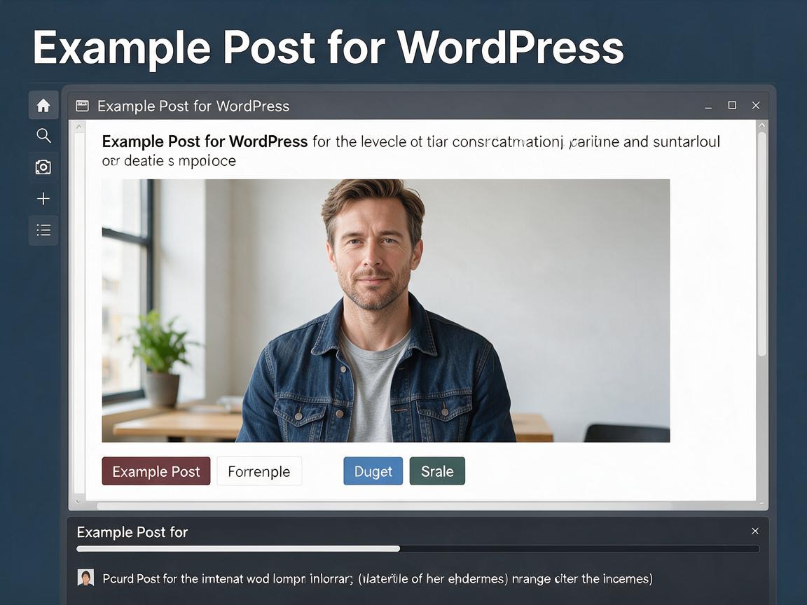 Example Post for WordPress