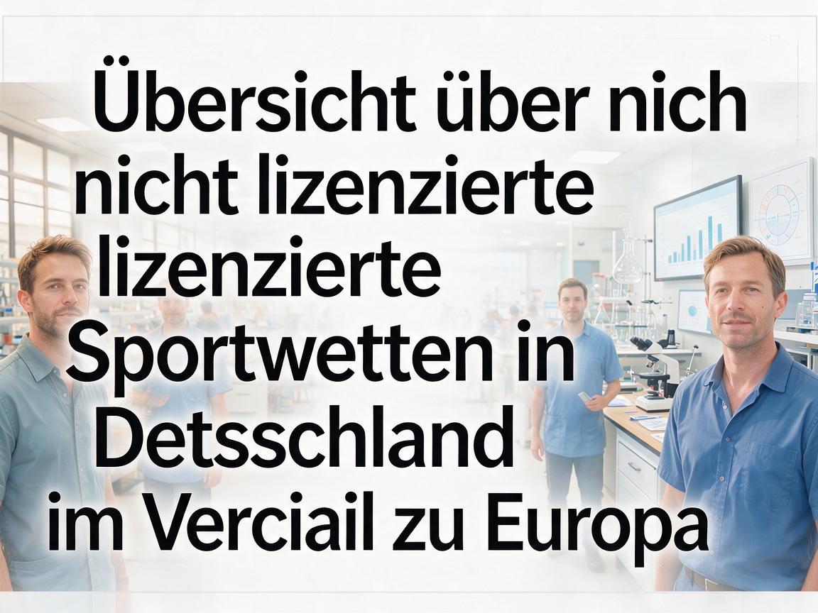 Übersicht über nicht lizenzierte Sportwetten in Deutschland im Vergleich zu Europa