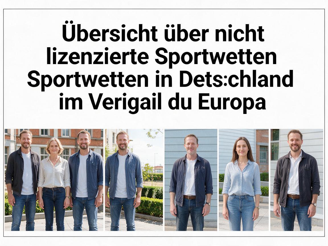Übersicht über nicht lizenzierte Sportwetten in Deutschland im Vergleich zu Europa