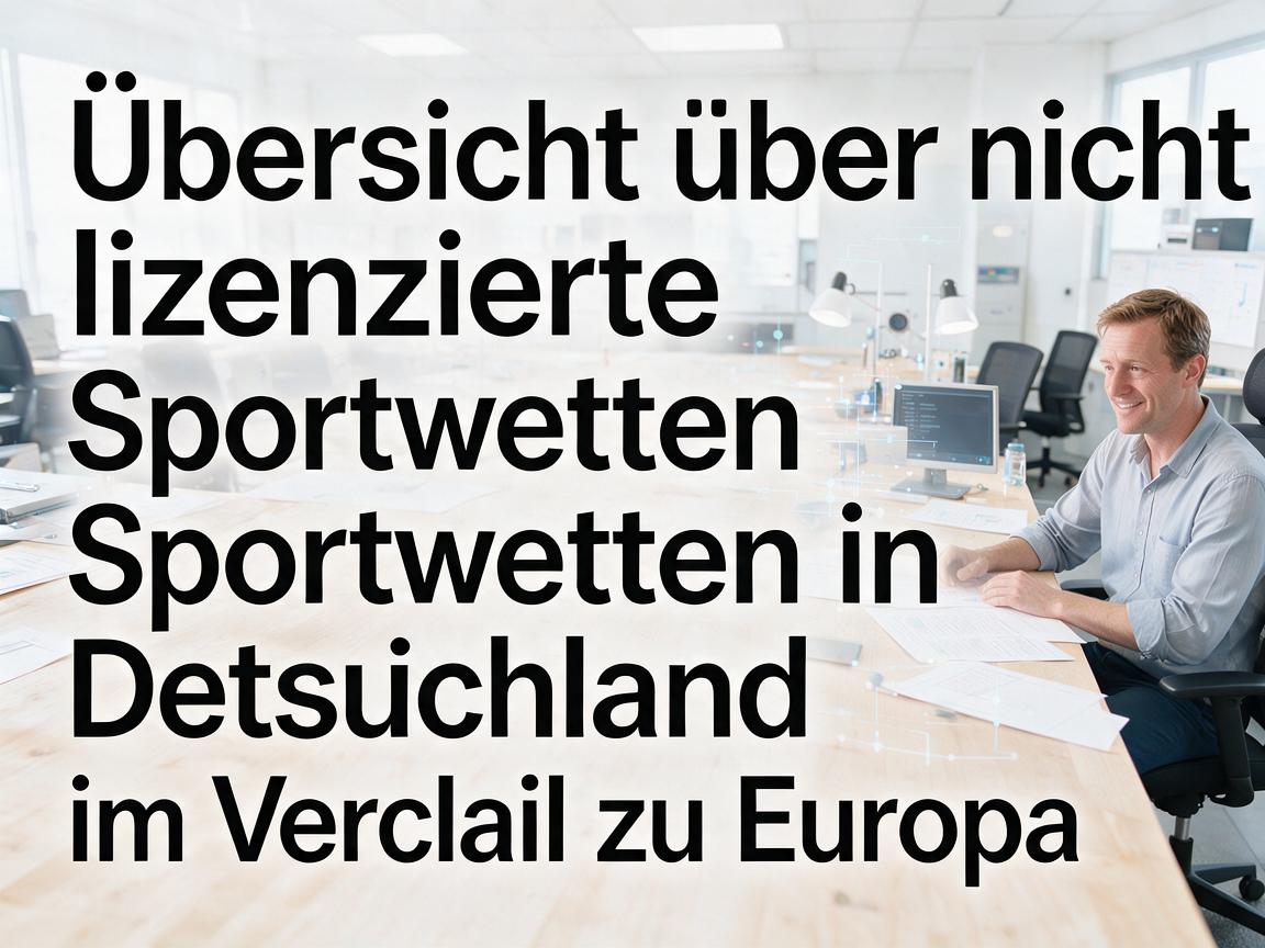 Übersicht über nicht lizenzierte Sportwetten in Deutschland im Vergleich zu Europa