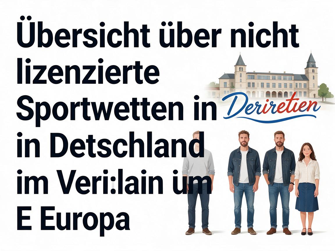 Übersicht über nicht lizenzierte Sportwetten in Deutschland im Vergleich zu Europa