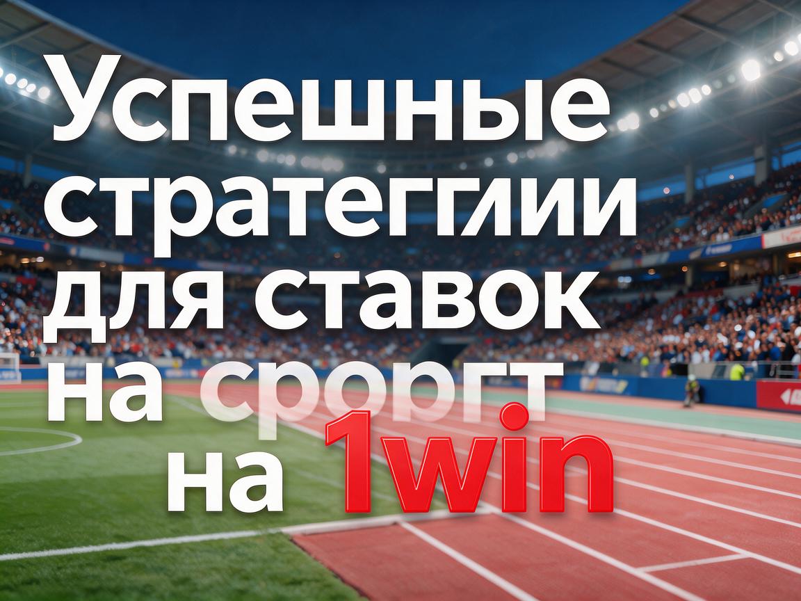 Успешные стратегии для ставок на спорт на 1win