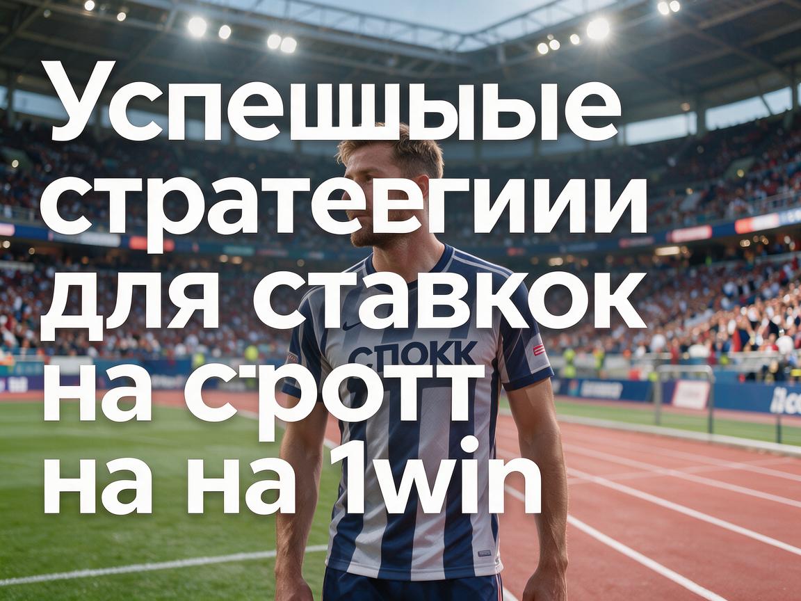Успешные стратегии для ставок на спорт на 1win