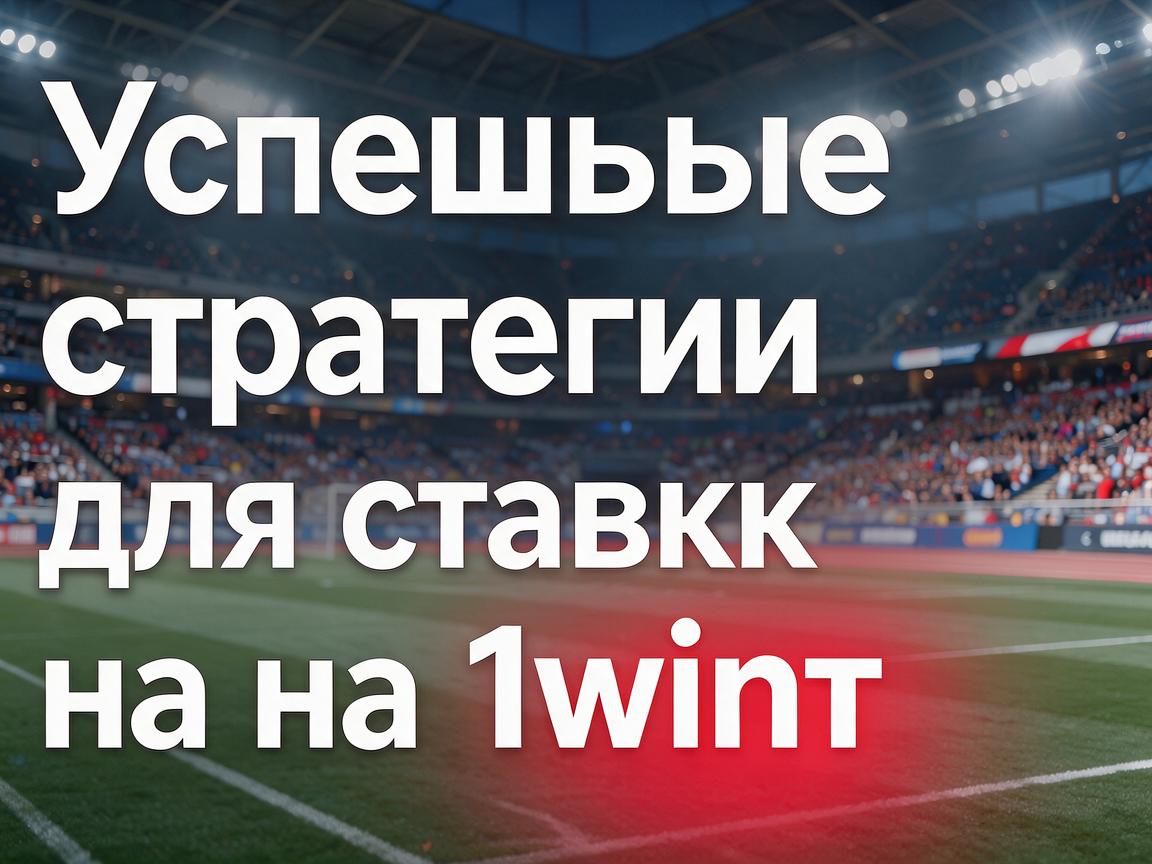Успешные стратегии для ставок на спорт на 1win