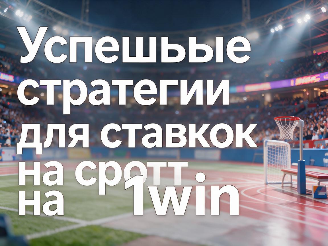 Успешные стратегии для ставок на спорт на 1win