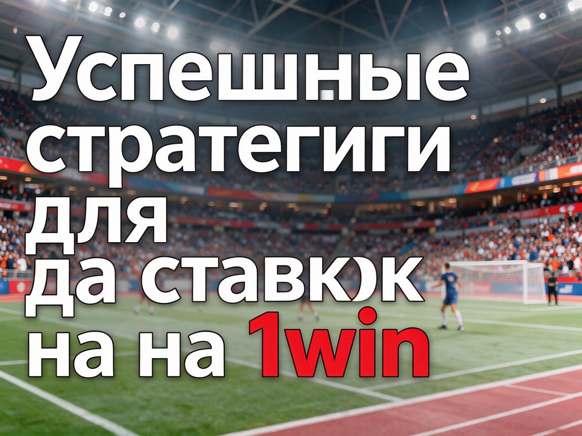 Успешные стратегии для ставок на спорт на 1win