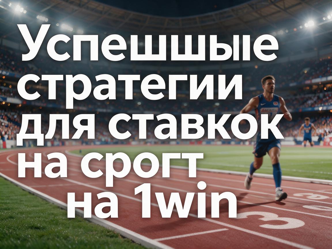 Успешные стратегии для ставок на спорт на 1win