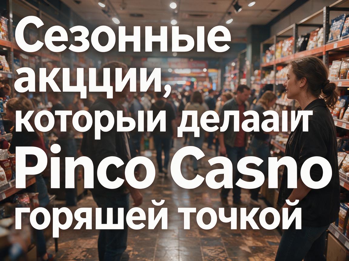 Сезонные акции, которые делают Pinco Casino горячей точкой