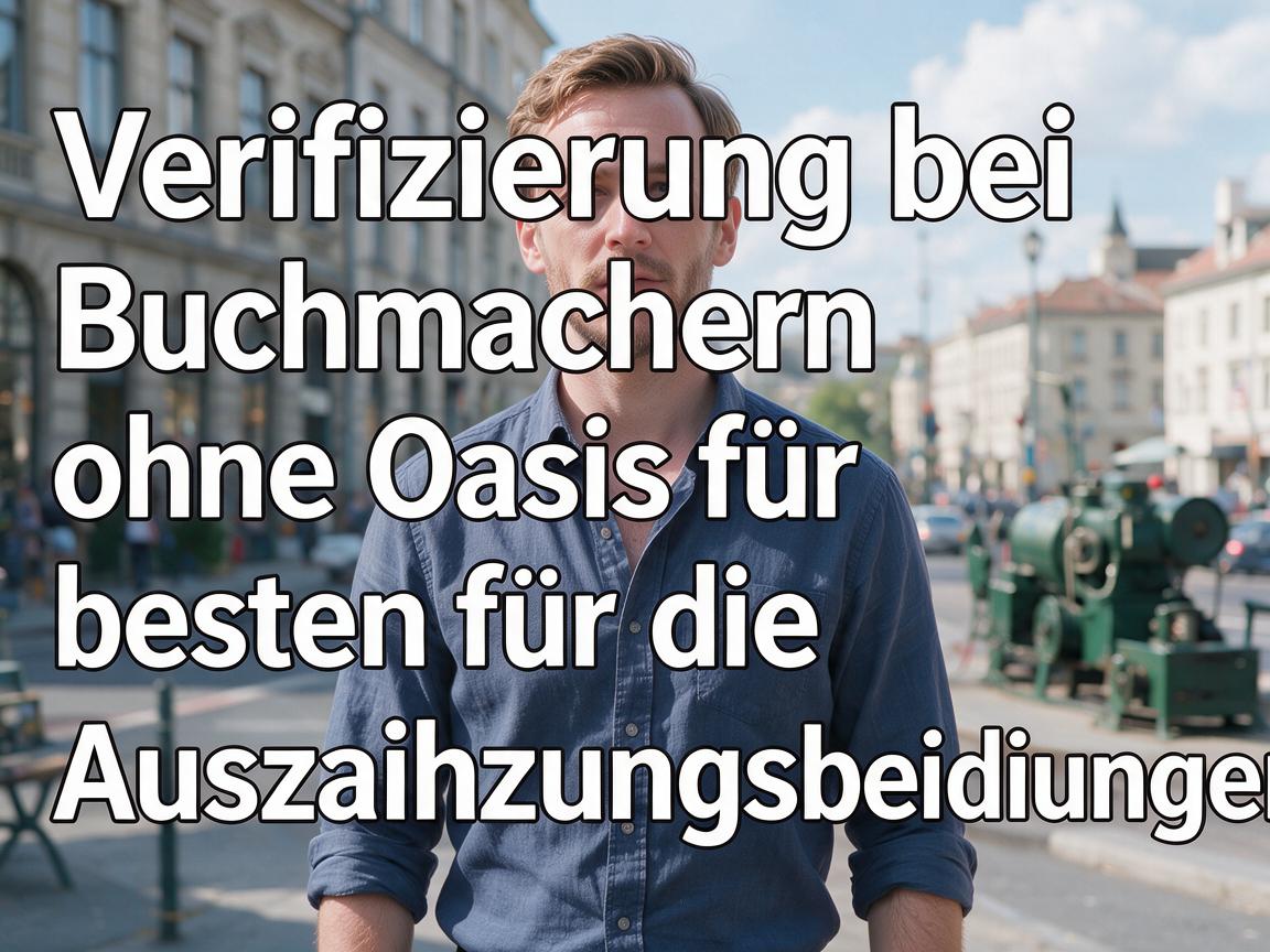 Verifizierung bei Buchmachern ohne Oasis für die besten Auszahlungsbedingungen