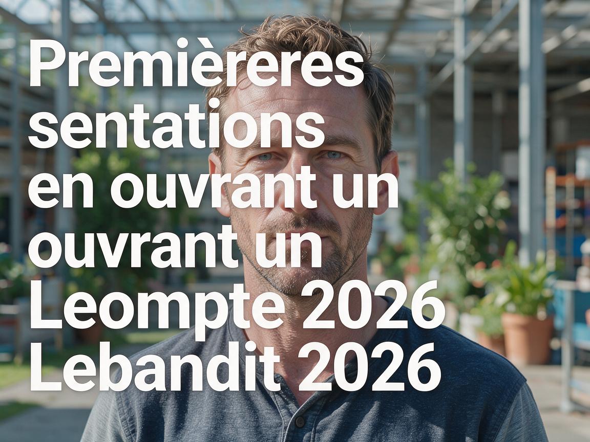 Premières sensations en ouvrant un compte Lebandit 2026