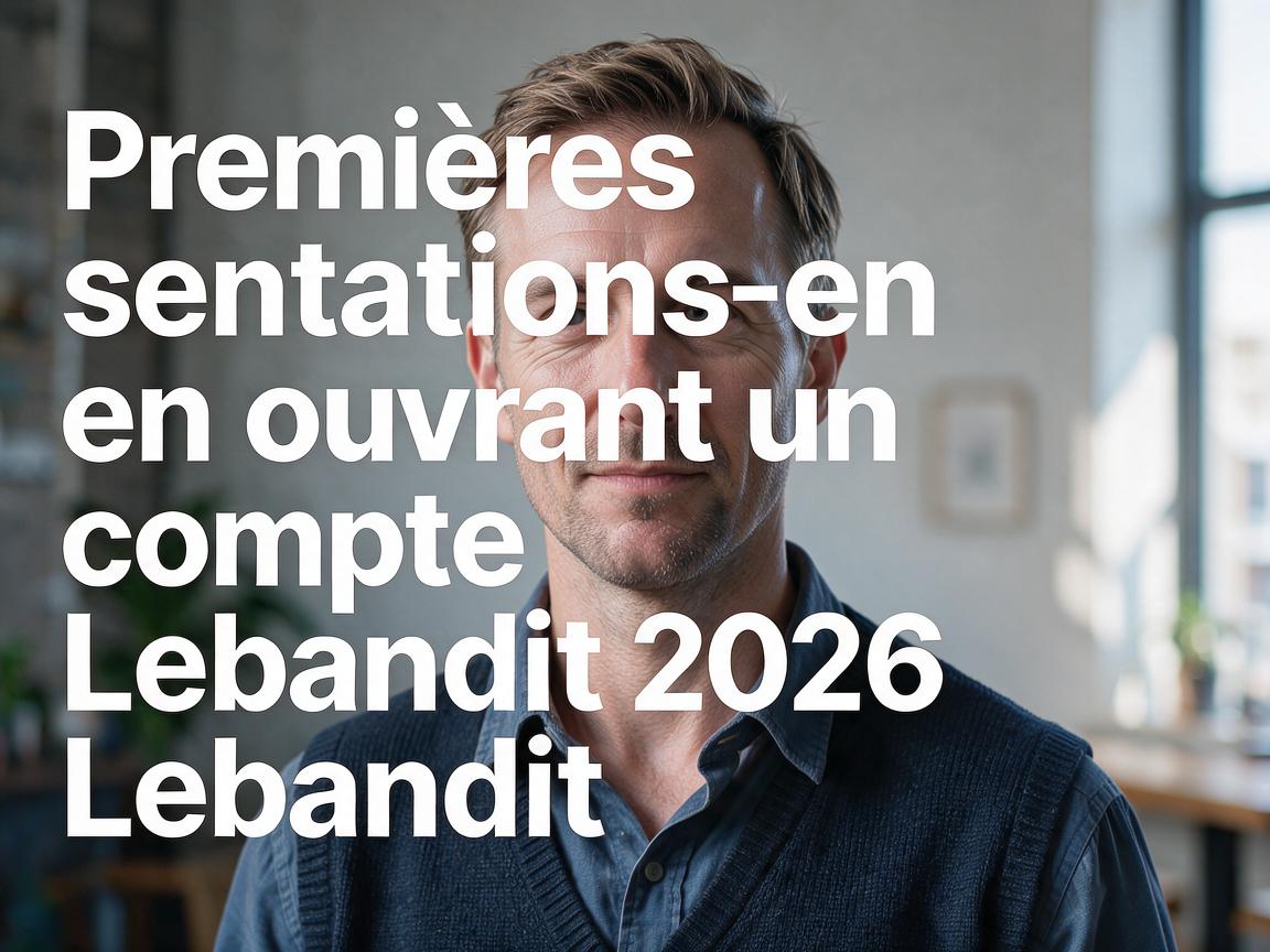 Premières sensations en ouvrant un compte Lebandit 2026