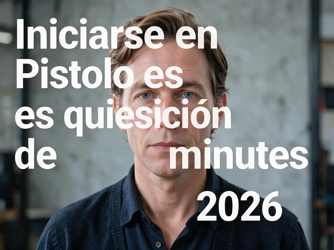 Iniciarse en Pistolo es cuestión de minutos 2026
