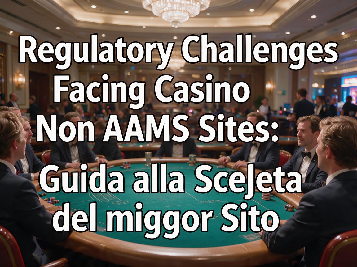 Regulatory Challenges Facing Casino Non AAMS Sites: Guida alla Scelta del Miglior Sito
