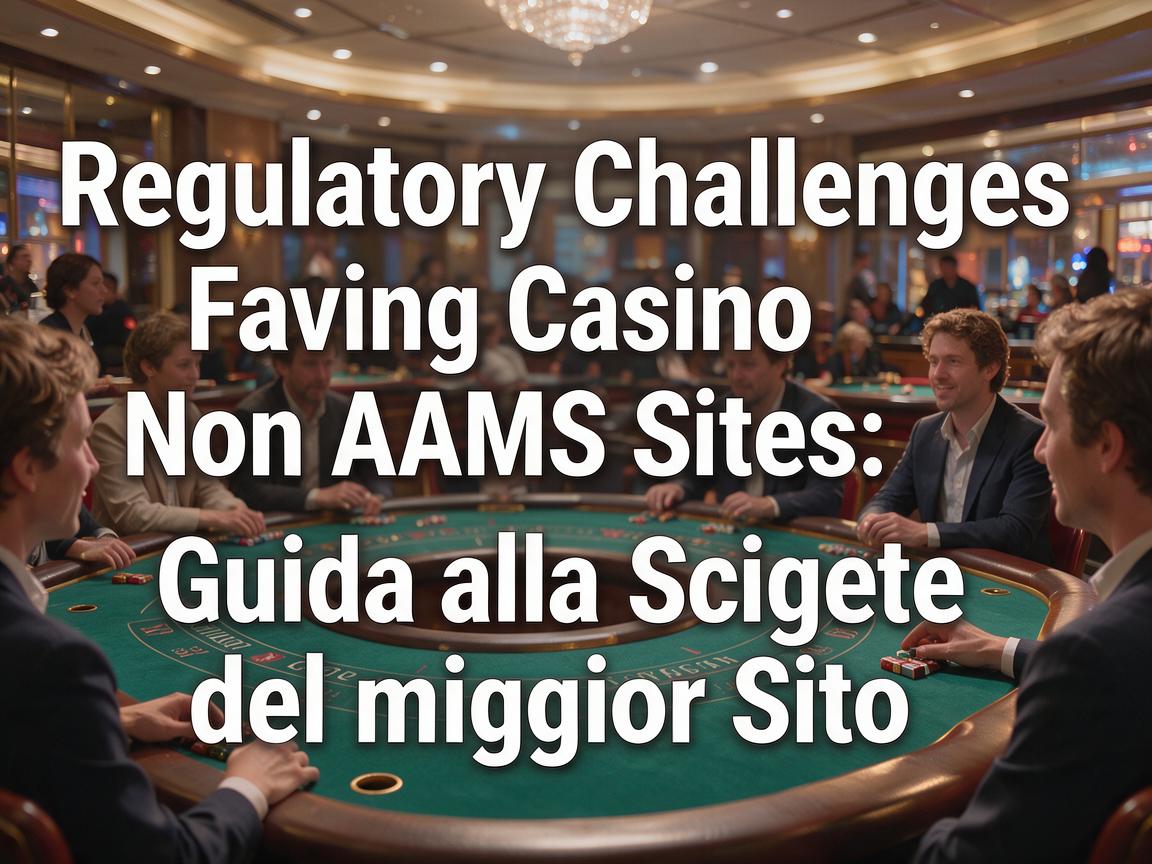 Regulatory Challenges Facing Casino Non AAMS Sites: Guida alla Scelta del Miglior Sito